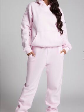 Comfrt Travel Essentials Sweatpants-Powder Pink NWT